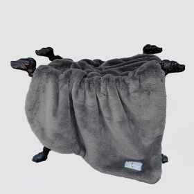 Big Baby Blankets (Color: Pewter, size: Throw)