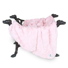Bella Dog Blanket (Color: Baby Pink, size: Throw)