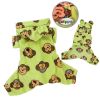 Adorable Silly Monkey Fleece Dog Pajamas/Bodysuit with Hood