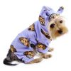 Adorable Silly Monkey Fleece Dog Pajamas/Bodysuit with Hood
