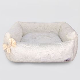 Dolce Vita Dog Bed Collection (Color: Ivory)