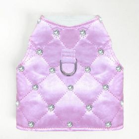 Glamour Baby Dog Harness (Color: Blush, size: SM)