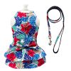 Hawaiian Harness Dress with Matching Leash
