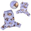 Silly Monkey Front Sleeveless Fleec Pajamas
