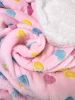 Ultra Plush Colorful Hearts Blanket