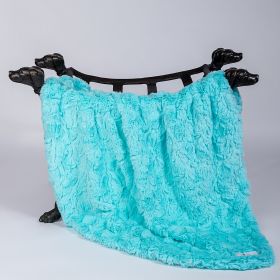 Cuddle Dog Blankets (Color: Aquamarine, size: LG)