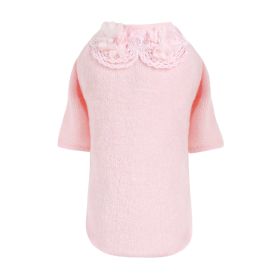 Sweet Magnolia Dog Sweater (Color: Pink, size: MD)