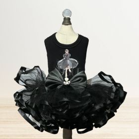 Goddess Dog Tutu Dress Collection (Color: Selene, size: MD)