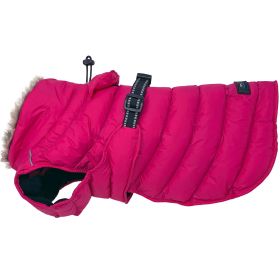 Alpine Extreme Weather Puffer Coat (Color: Pink Peacock, size: X-Large)