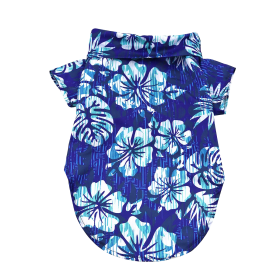 Hawaiian Camp Shirt (Color: Vintage Hibiscus, size: X-Large)