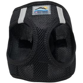 American River Solid Ultra Choke Free Dog Harness (Color: Black, size: XL)