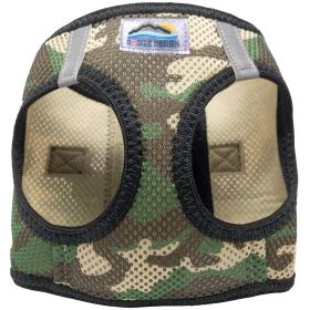 American River Choke Free Dog Harness Camouflage Collection (Color: Green Camo, size: X-Small)