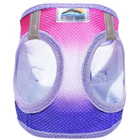 American River Choke Free Dog Harness Ombre Collection (Color: Raspberry Sundae, size: X-Small)