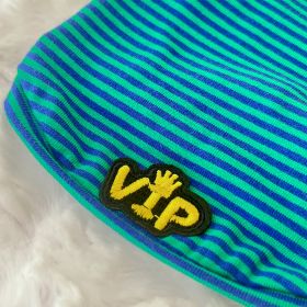 VIP Baby Dog Tee (Color: Striped Green, size: XXS)
