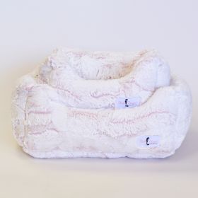 Whisper Dog Bed (Color: Baby Pink, size: SM)