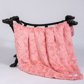 Cuddle Dog Blankets (Color: Peach, size: Throw)